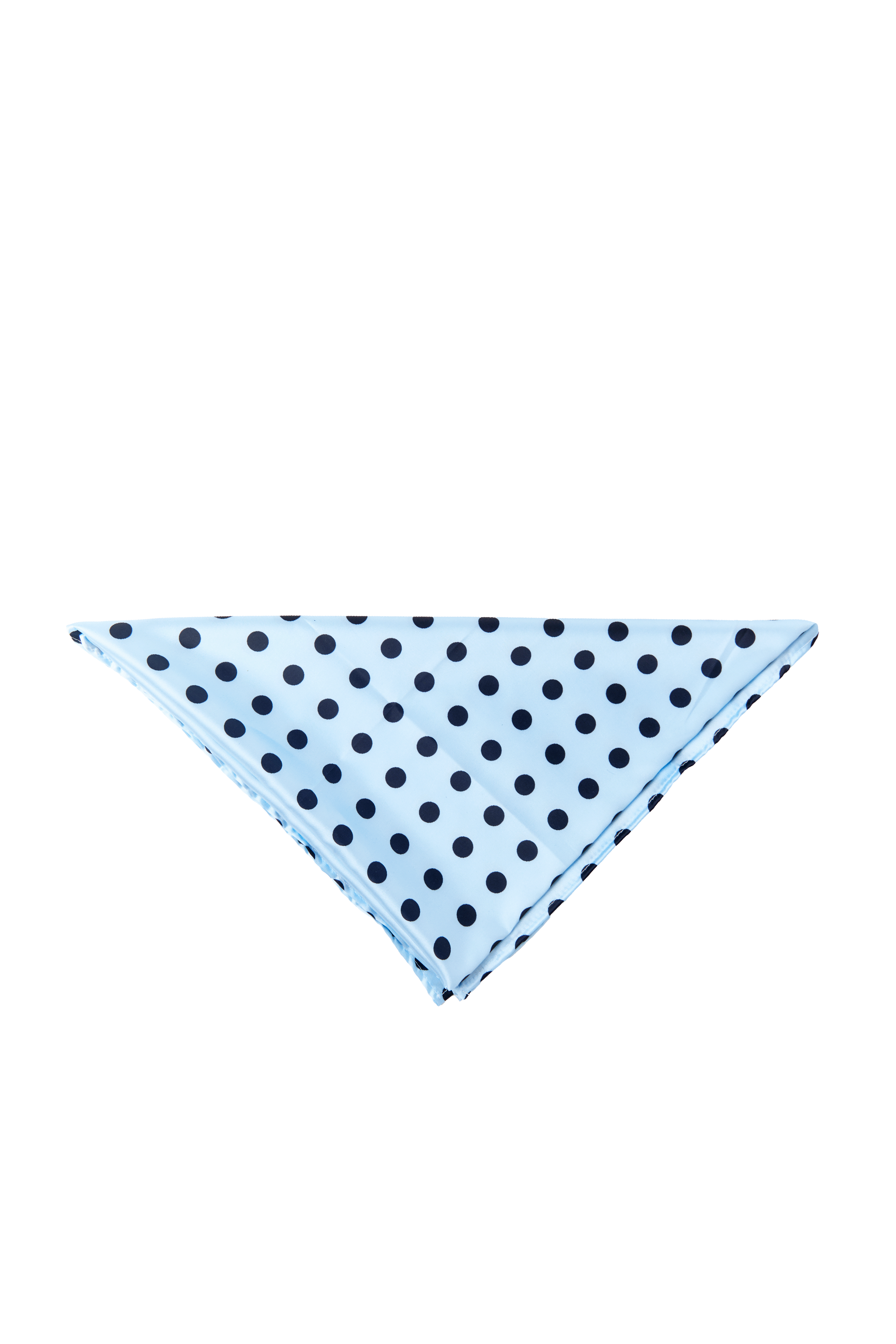 Polka Scarf in Powder Blue